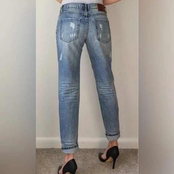 One Teaspoon Light Blue Distressed Women’s Boyfriend Jeans
Sz 29 - Picture 3 of 16